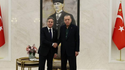 Cumhurbaşkanı Erdoğan, ABD Dışişleri Bakanı Antony Blinken'i kabul etti