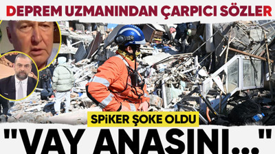 Hatay'daki depremin ardından Prof. Dr. Övgün Ahmet Ercan'ın sözlerini duyan spiker: Vay anasını...