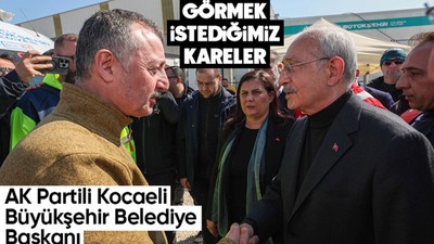 Kemal Kılıçdaroğlu Hatay'da AK Partili Belediye Başkanı Tahir Büyükakın ile bir araya geldi