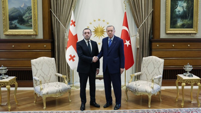 Cumhurbaşkanı Recep Tayyip Erdoğan Gürcistan Başbakanı İrakli Garibaşvili’yi kabul etti