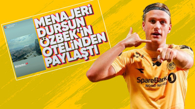 Galatasaray'ın gündemindeki golcü Erik Botheim'in menajeri Dursun Özbek'in otelinden paylaşım yaptı! Transfer iddiası...