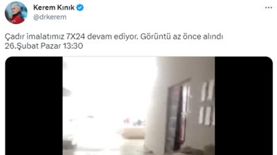 Kızılay Başkanı Kerem Kınık "Kızılay AHBAP'a çadır sattı" iddialarına videolu cevap verdi VİDEO