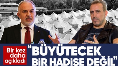 Kızılay'ın AHBAP'a parayla çadır satması sonrası Kızılay Genel Başkanı Kerem Kınık canlı yayına çıktı: Büyütecek bir hadise değil