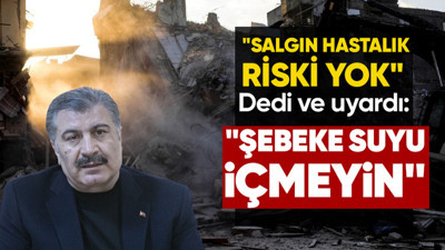 Son dakika! Sağlık Bakanı Koca'dan Gaziantep'te salgın hastalık açıklaması