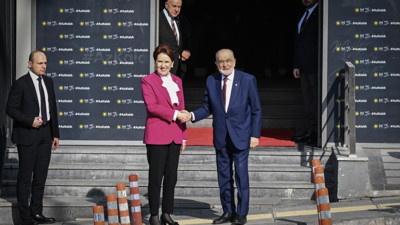 Saadet Partisi Genel Başkanı Karamollaoğlu'ndan İYİ Parti Genel Başkanı Akşener'e ziyaret