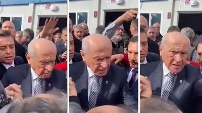 MHP Genel Başkanı Bahçeli'nin deprem bölgesi Elbistan'da çekilen videosu Twitter'da olay oldu