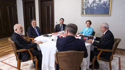 6'lı masa Cumhurbaşkanı adayını belirlemek için yarın tekrardan toplanacak