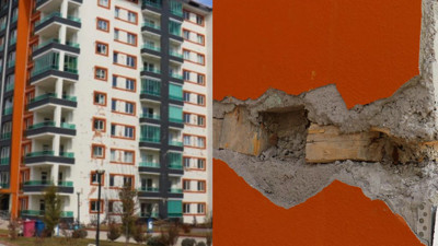 Malatya'da kolonların aralarından tahta parçaları çıktı