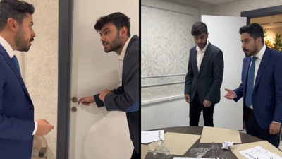 Cumhurbaşkanı Recep Tayyip Erdoğan'ı taklit eden genç fenomen Muhammed Nur Nahya'dan çok konuşulan video: 'Cumhurbaşkanı 6'lı masayı kontrol ediyor'