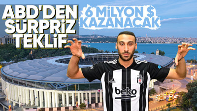 Beşiktaş'ın golcüsü Cenk Tosun'a ABD'den sürpriz teklif! 6 milyon dolar kazanacak...