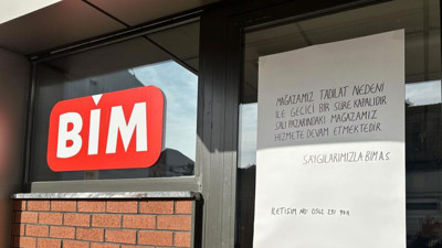 Türkiye'nin en büyük market zincirlerinden BİM'in aynı ilçedeki 2 mağazasına mühür