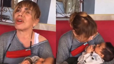 Sezen Aksu depremzedelerin yarasını sarmaya koştu! Aksu'nun bebeğe şarkı söylediği anlar yürek ısıttı