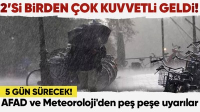 Meteoroloji ve AFAD'dan art arda uyarılar! Çok kuvvetli geldi... O illere sarı ve turuncu kodlu uyarı | 11 Mart hava durumu