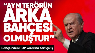 Son dakika! MHP Genel Başkanı Devlet Bahçeli'den AYM'ye HDP tepkisi: Terörün arka bahçesi olmuştur