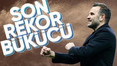 Galatasaray Teknik Direktörü Okan Buruk'tan rekorları alt üst ediyor! 14 maçlık tarihi seri...