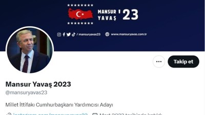 Mansur Yavaş’tan yeni sosyal medya hesabı