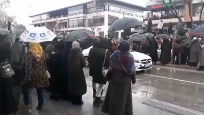Selin Ciğerci Konya'da protesto edildi | VİDEO