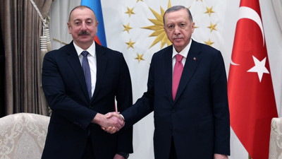 Cumhurbaşkanı Recep Tayyip Erdoğan, Azerbaycan Cumhurbaşkanı İlham Aliyev ile görüştü