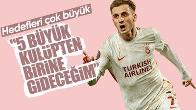 Galatasaraylı Kerem Aktürkoğlu hedeflerini açıkladı! "Avrupa'nın 5 büyük takımından..."