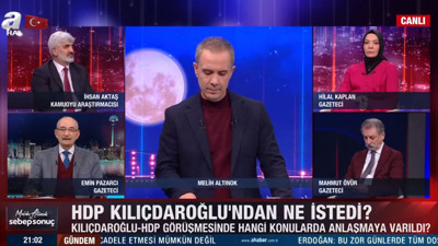 Hilal Kaplan 6'lı masanın çelişkilerinden bahsederken Buket Aydın'ın ifadelerini örnek gösterdi