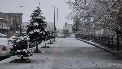 Mart kapıdan baktırdı! Kars'ta kar sürprizi