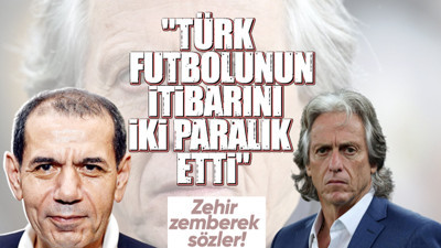 Dursun Özbek'ten Jorge Jesus'a çarpıcı ifadeler! "Türk futbolunun itibarını iki paralık etti"
