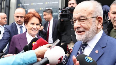 Saadet Partisi Genel Başkanı Temel Karamollaoğlu'ndan İYİ Parti Genel Başkanı Meral Akşener'e ziyaret