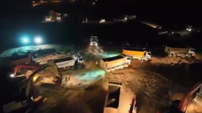 İYİ Partili Turhan Çömez, Defne Devlet Hastanesi'ne göstermelik temel atıldığını söyledi! Çalışmalar görüntülendi