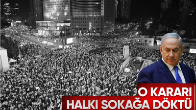 Netanyahu, tartışmalı yargı düzenlemesine karşı çıkan Savunma Bakanı'nı görevden almasının ardından halk sokağa indi