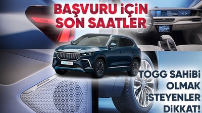 Togg sahibi olmak için son saatler! Başvurular bugün sona eriyor