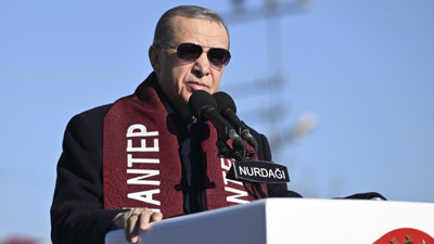 Cumhurbaşkanı Recep Tayyip Erdoğan Nurdağı'nda Gaziantep-Kilis Afet Konutları Temel Atma Töreni'nde açıklamalarda bulundu