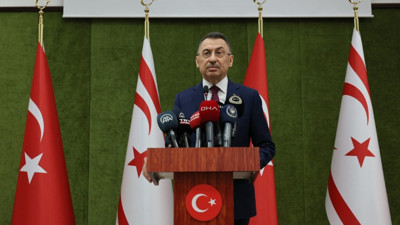 Cumhurbaşkanı Yardımcısı Fuat Oktay, KKTC'de 2023 Yılı İktisadi ve Mali İşbirliği Anlaşması İmza Töreni'ne katıldı