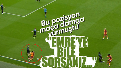 O pozisyon Galatasaray-Adana Demirspor maçına damga vurmuştu! "Emre Akbaba'ya bile sorsalar..."