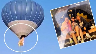 Meksika'da kan donduran balon faciası! Doğum günü gezisinde diri diri yandılar