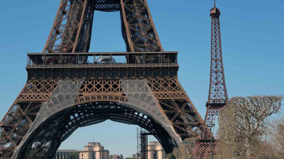 Paris'in ikinci Eyfel Kulesi, orijinalinin 200 metre ilerisine dikildi