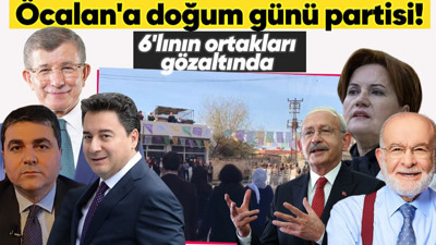 Şanlıurfa'da yeni seçim bürosu açılışında teröristbaşı Abdullah Öcalan'ın doğum gününü kutlama girişimi! Gözaltılar var