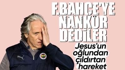 Fenerbahçe Teknik Direktörü Jorge Jesus'un oğlundan çıldırtan hareket! Fenerbahçe'ye nankör dediler...