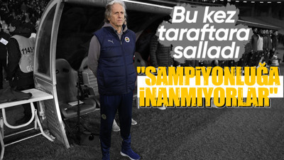 Karagümrük-Fenerbahçe maçı sonrası Jorge Jesus'tan taraftara sert sözler! "Şampiyonluğa inanmıyorlar"