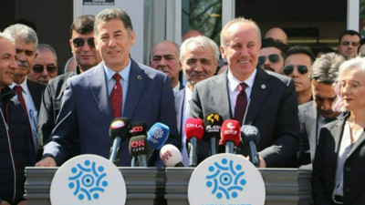 Cumhurbaşkanı adayları Sinan Oğan ile Muharrem İnce bir araya geldi! İkili görüşme sonrası açıklamalarda bulundu