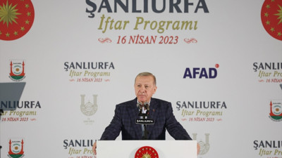 Cumhurbaşkanı Recep Tayyip Erdoğan, Şanlıurfa’da depremzedelerle bir araya geldiği iftar programında konuştu