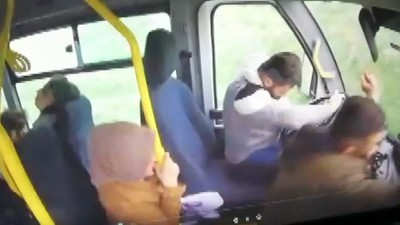 Yolcu dolu otobüsün şoförü uyuyakaldı, yolcular ölümden böyle döndü
