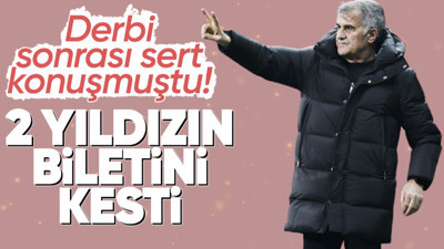 Beşiktaş'ta 2 yıldız sezon sonunda gönderiliyor! Şenol Güneş Trabzonspor maçı sonrası sert konuşmuştu...