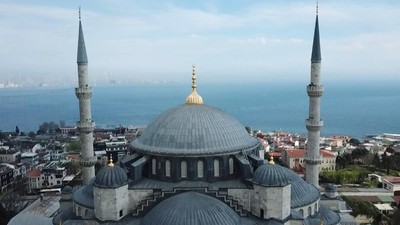 5 yıllık ara sona erdi: Sultanahmet Camii Cumhurbaşkanı Erdoğan'ın katılımı ile açılacak