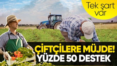 Çiftçilere müjde! Tarımsal amaçlı su kullanımına yarı yarıya destek!