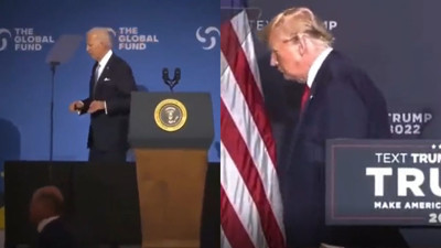 Trump'tan Biden taklidi