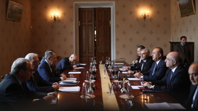 SON DAKİKA! Dışişleri Bakanı Çavuşoğlu Rusya Dışişleri Bakanı Lavrov ile görüştü