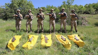 SON DAKİKA! Şırnak Bestler Dereler bölgesinde 5 PKK'lı terörist öldürüldü