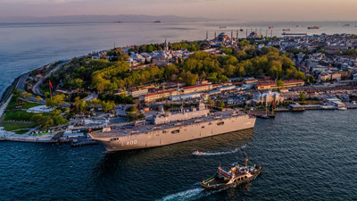 TCG Anadolu tekrar İstanbul'da! Ziyaretler bugün başlıyor