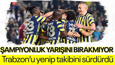 Son dakika spor haberleri... Fenerbahçe - Trabzonspor maçı canlı anlatım