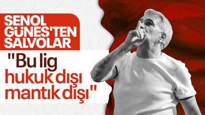 Şenol Güneş'ten salvolar! "Bu lig mantık dışı hukuk dışı"